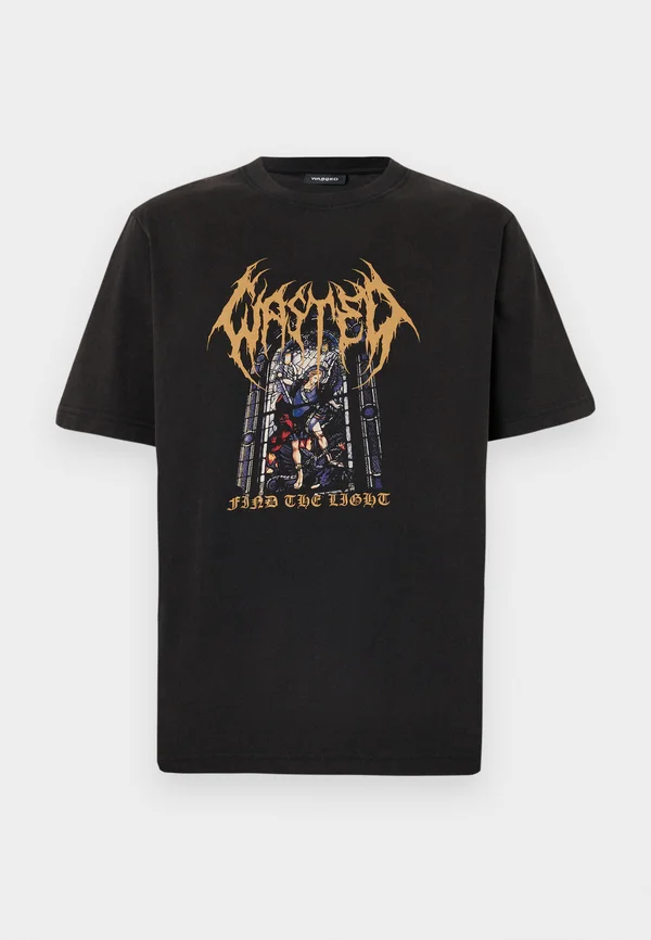 LIGHT UNISEX - T-Shirt print - black