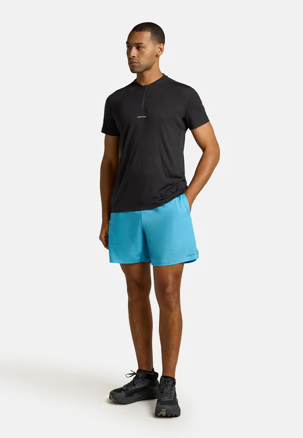 LIGHT WEIGHT COOL-LITE SPEED QUARTER - T-Shirt basic - black
