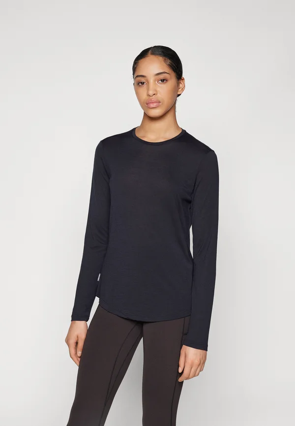 LIGHT WEIGHT COOL-LITE SPHERE - Langarmshirt - black