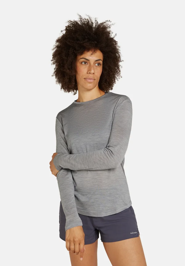LIGHT WEIGHT COOL-LITE SPHERE - Langarmshirt - hthr