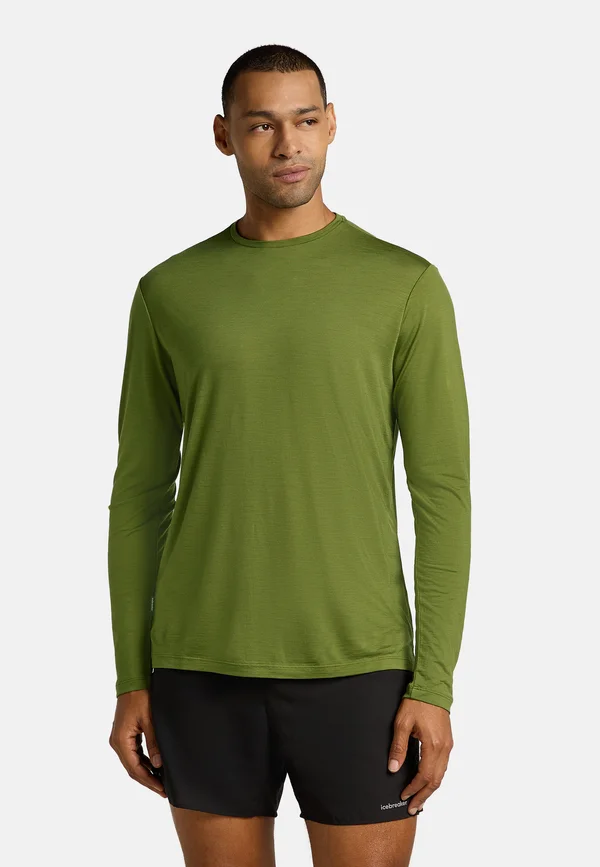 LIGHT WEIGHT COOL-LITE SPHERE - Langarmshirt - olive