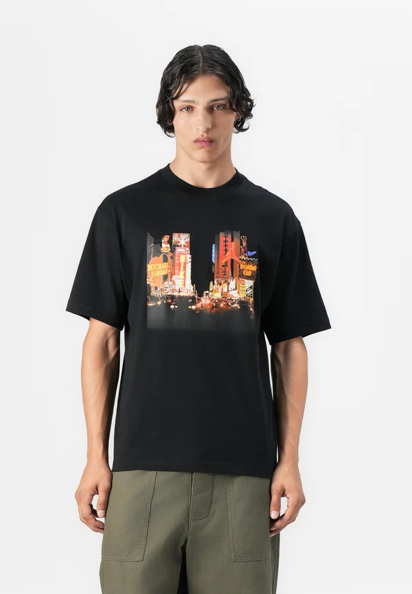 LIGHTS CREW - T-Shirt print - black