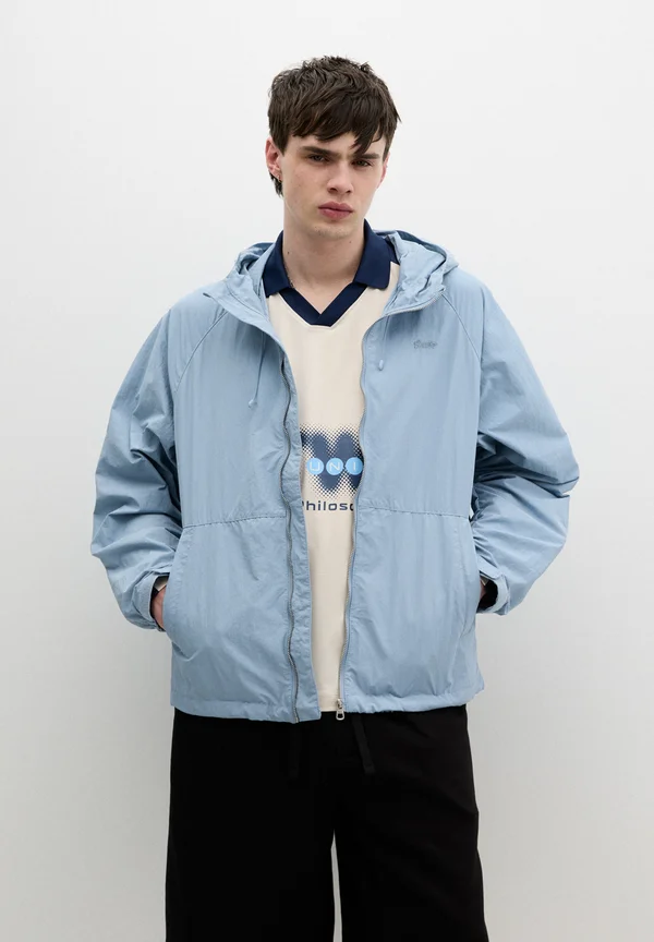 LIGHTWEIGHT HOODED - Regenjacke / wasserabweisende Jacke - blue denim
