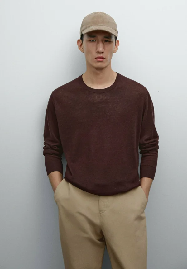 LIGHTWEIGHT   - Strickpullover - bordeaux