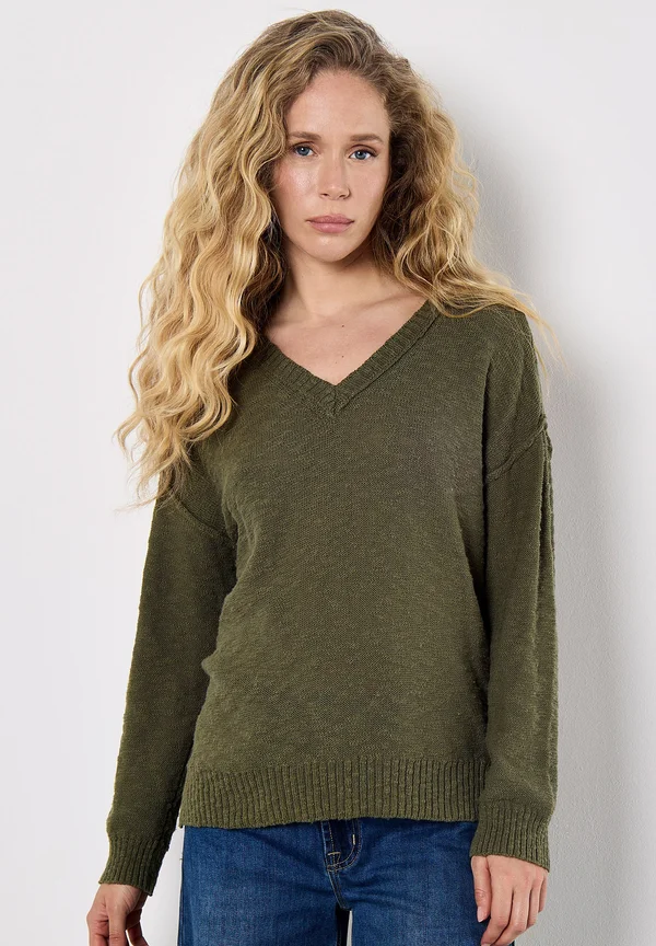 LIGHTWEIGHT - Strickpullover - khaki