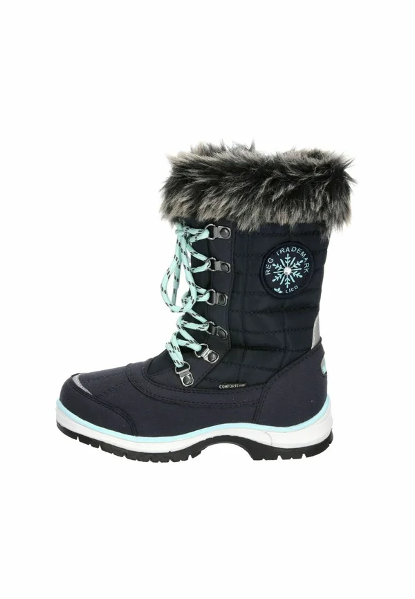 LILLESAND - Schnürstiefel - marine türkis