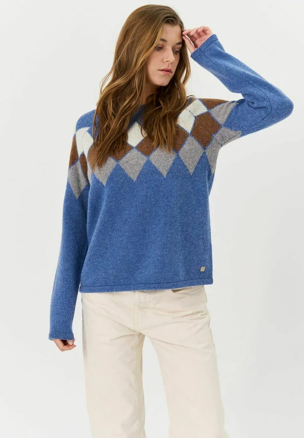 LiMomo - Strickpullover - sky blue melange