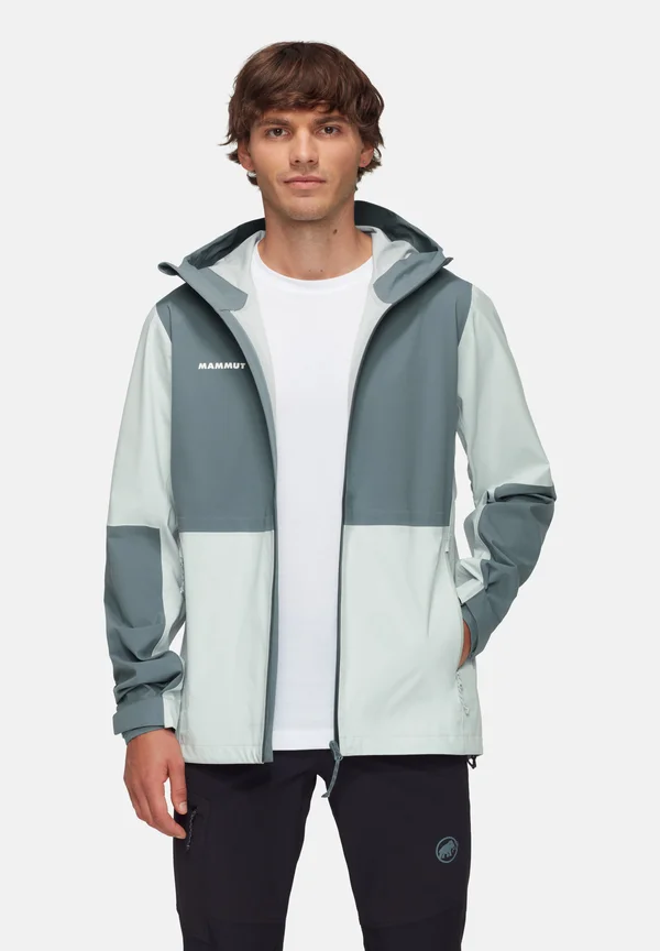 LINARD GUIDE HOODED - Hardshelljacke - silver sage strata