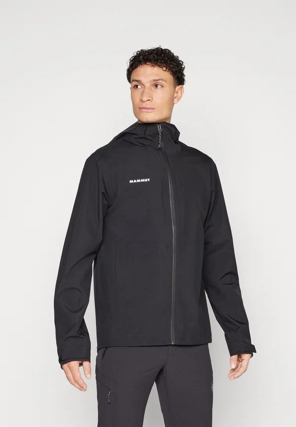 LINARD LIGHT HOODED JACKET MEN - Hardshelljacke - black