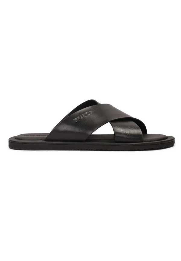 LINCIUS - Pantolette flach - black