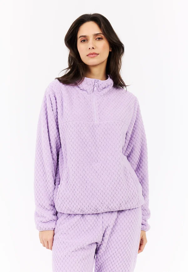 LINEA - Fleecepullover - thistle purple