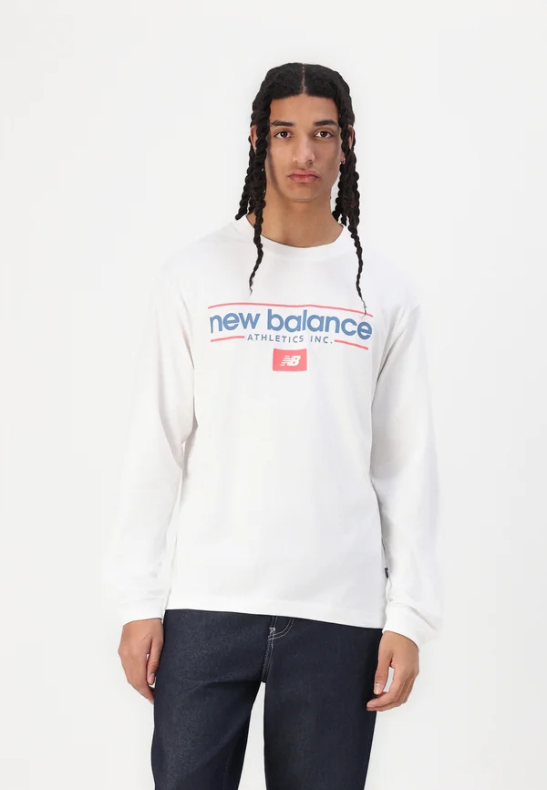 LINEAR ATHLETICS LONG SLEEVE - Langarmshirt - white