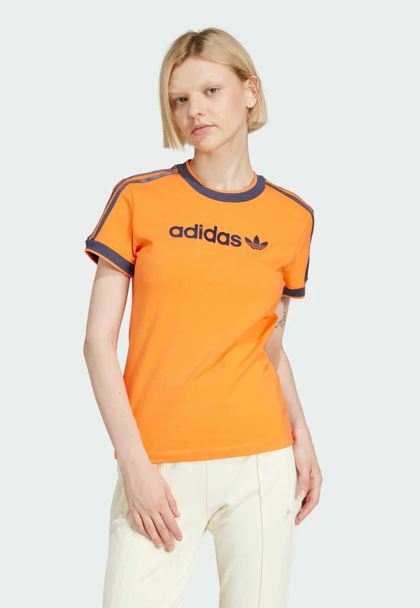 LINEAR CALI TEE - T-Shirt print - semi solar orange