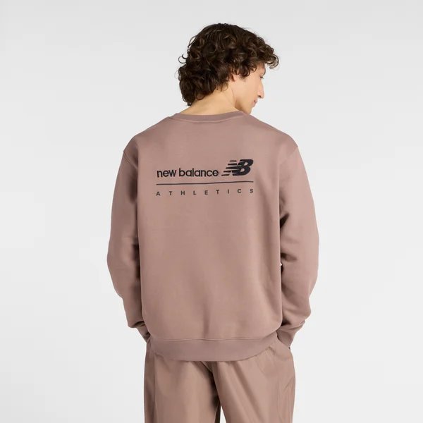 LINEAR GRAPHIC  CREW - Sweatshirt - earth shadow