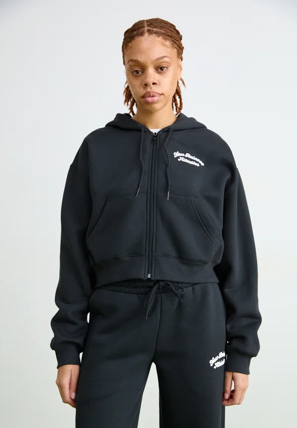 LINEAR HERITAGE FULL ZIP - Sweatjacke - black