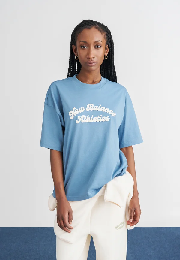 LINEAR HERITAGE - T-Shirt print - blue