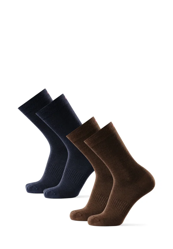 LINER HIKING SOCKS - Sportsocken - multicolor blue/brown