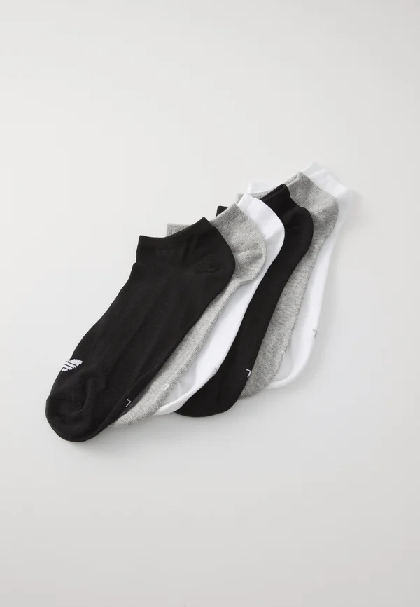 LINER SOCKS UNISEX 6 PACK - Socken - white/medium grey heather/black