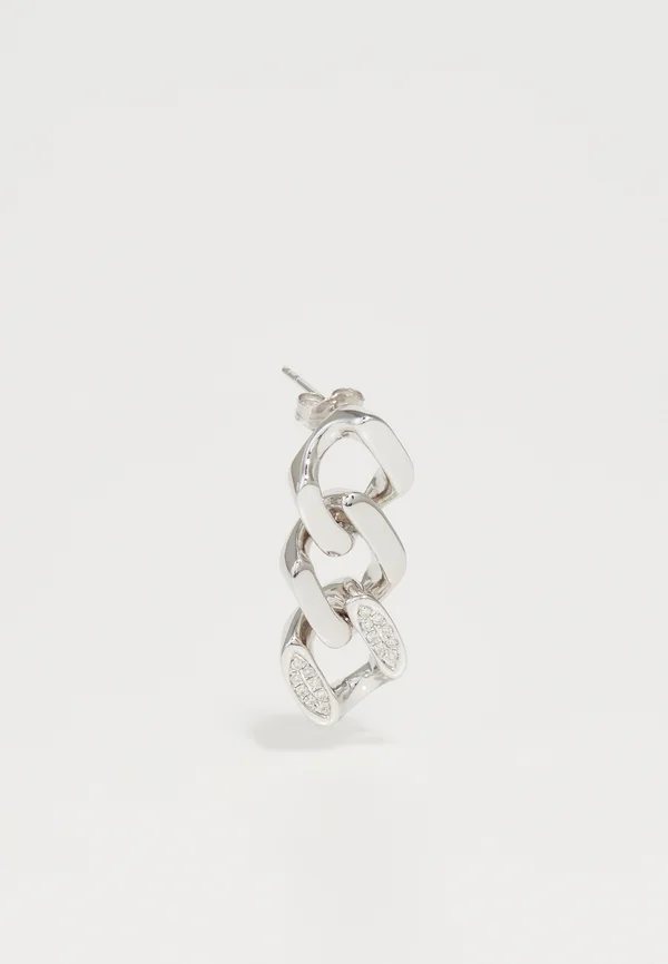 LINK EARRING - Einzelner Ohrring - silver-coloured