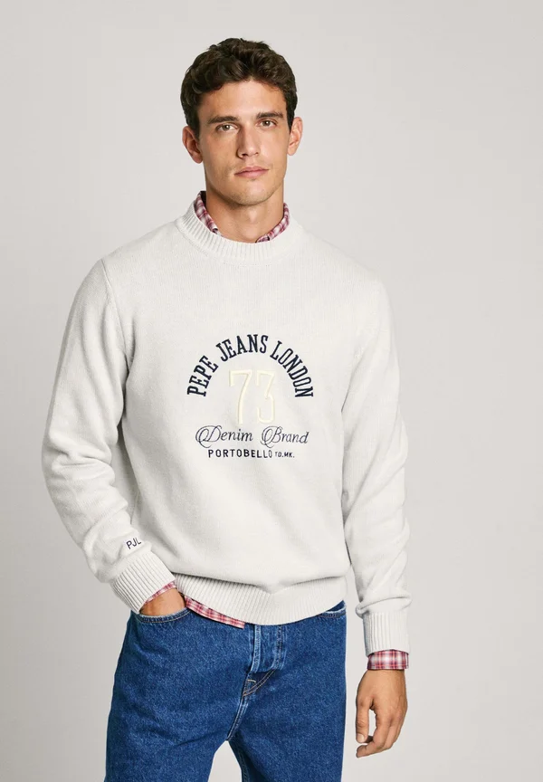 LIONEL - Strickpullover - light grey marl