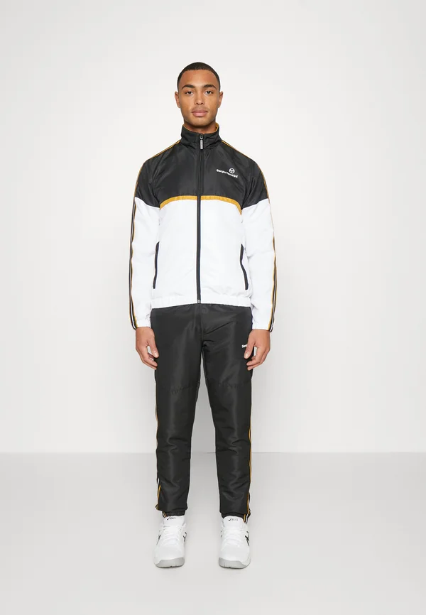 LISTA TRACKSUIT - Trainingsanzug - black/white/harvest gold