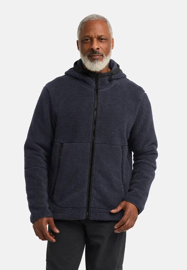 LITE HOODED - Fleecejacke - dark navy