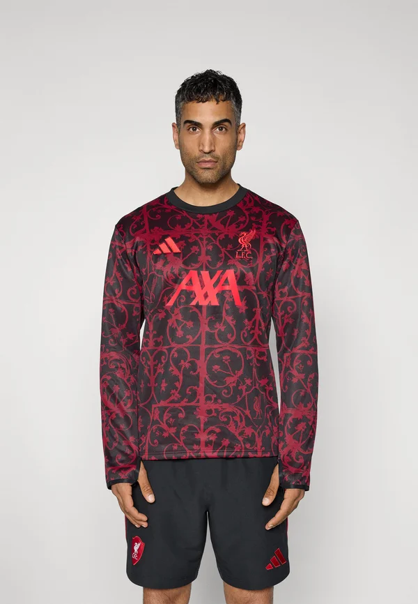 LIVERPOOL FC 25/26 PRE MATCH WARM TOP - Vereinsmannschaften - black/pure ruby