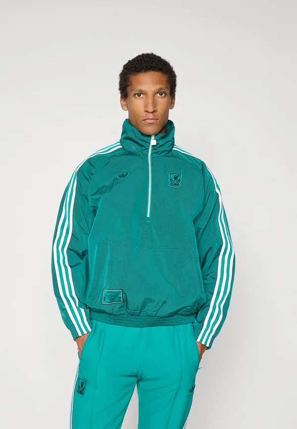 LIVERPOOL FC ICON HALF ZIP JACKET - Vereinsmannschaften - sea green
