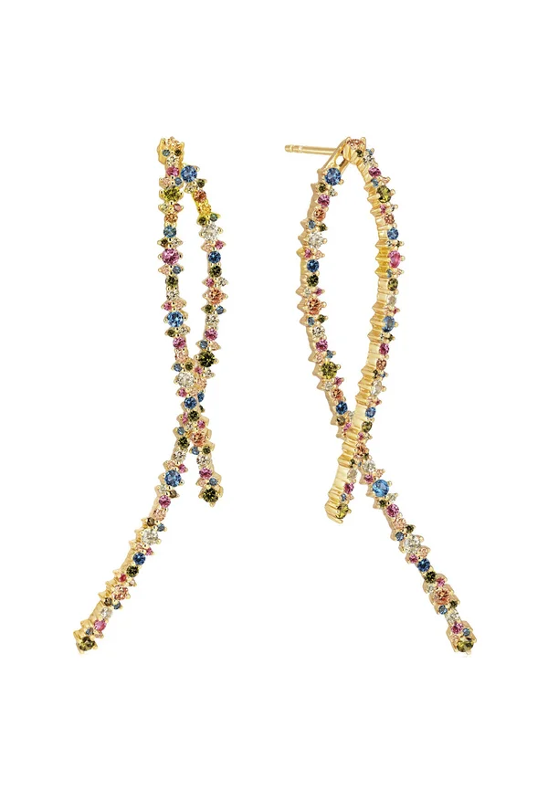 LIVIGNO LUNGO - Ohrringe - gold-coloured