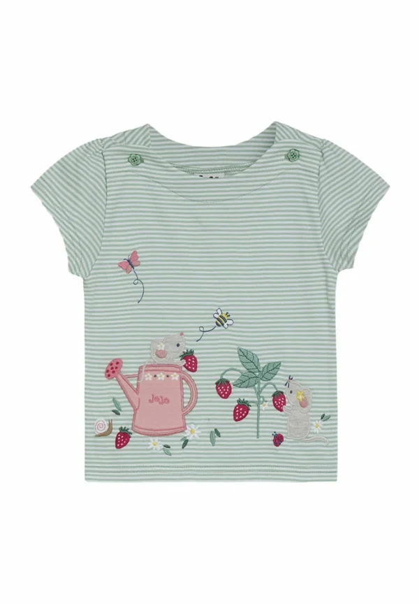 LLAMA APPLIQUÉ - REGULAR FIT - T-Shirt print - green mouse