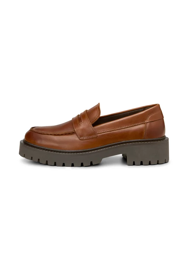 LOAFER MIT ROBUSTER PROFIL - Slipper - cognac