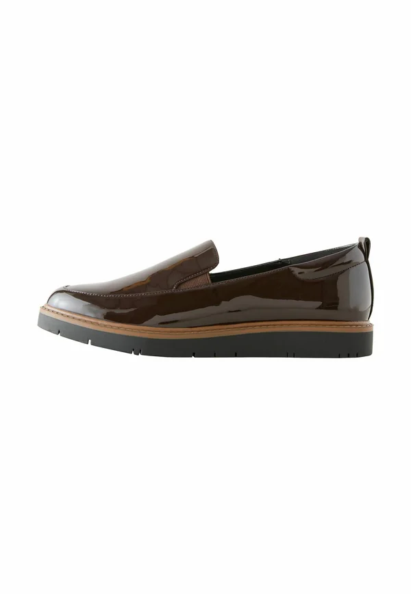 LOAFERS - Slipper - new brown patent