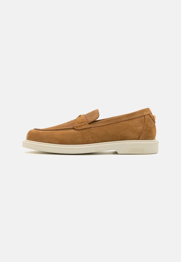 LOAFERS - Slipper - tobacco/gold