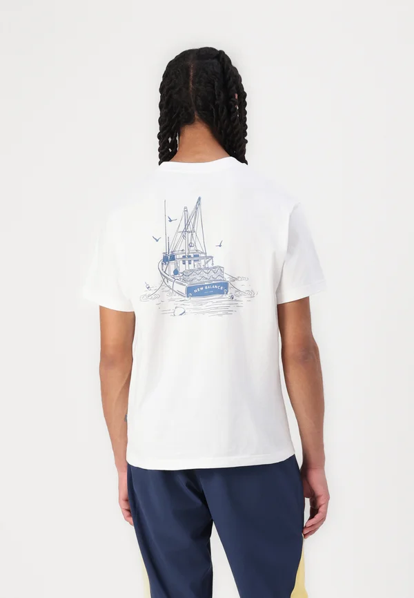 LOBSTER BOAT  - T-Shirt print - white