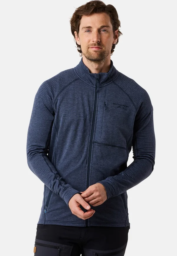 LOFOTEN MIDLAYER - Sweatjacke - dk navy melange