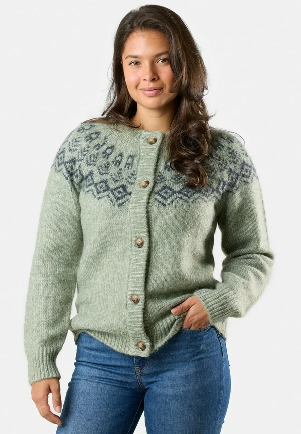 LOFOTEN - Strickjacke - seaweed melange