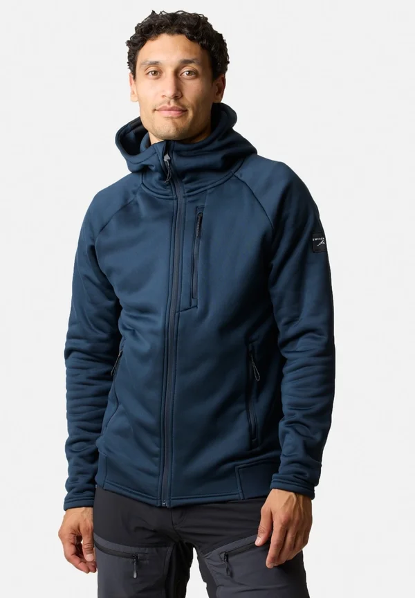 LOFOTEN TECH STRETCH - Sweatjacke - dk. navy