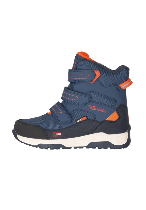 LOFOTEN UNISEX - Snowboot/Winterstiefel - nordic blue/flame orange