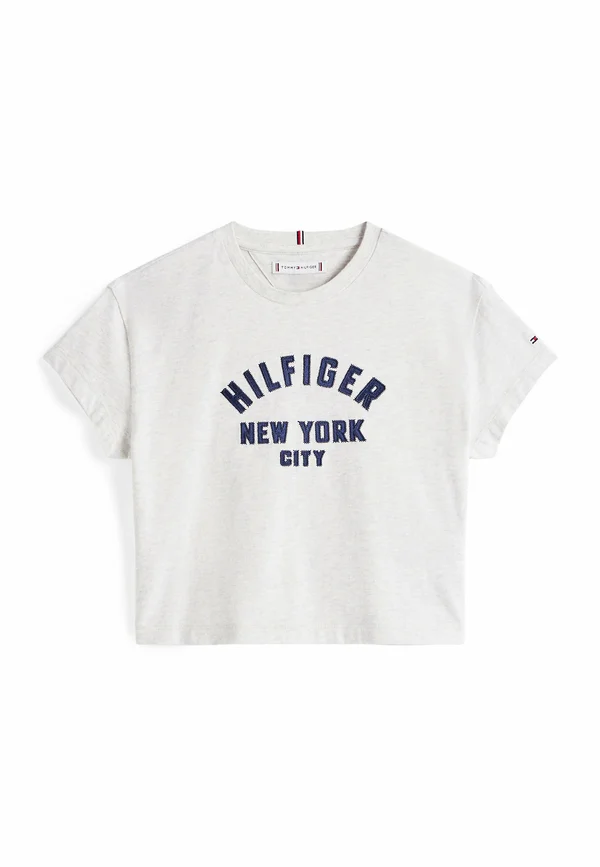 LOGO APPLIQUÉ RELAXED  - T-Shirt print - grey heather