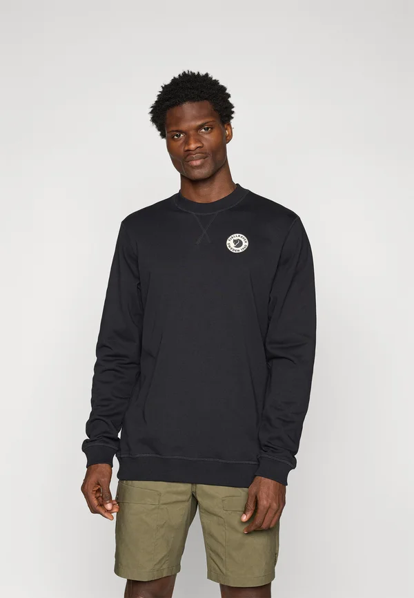 LOGO BADGE SWEATER  - Sweatshirt - schwarz