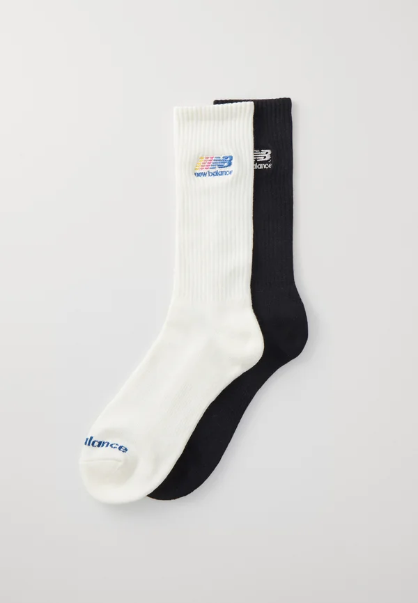 LOGO CREW UNISEX 2 PACK - Socken - black/offwhite