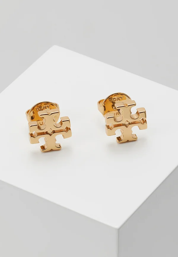 LOGO EARRING - Ohrringe - gold-coloured