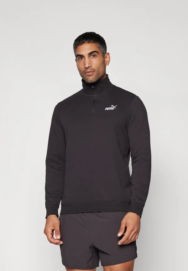 LOGO HALF ZIP  - Sweatshirt - black