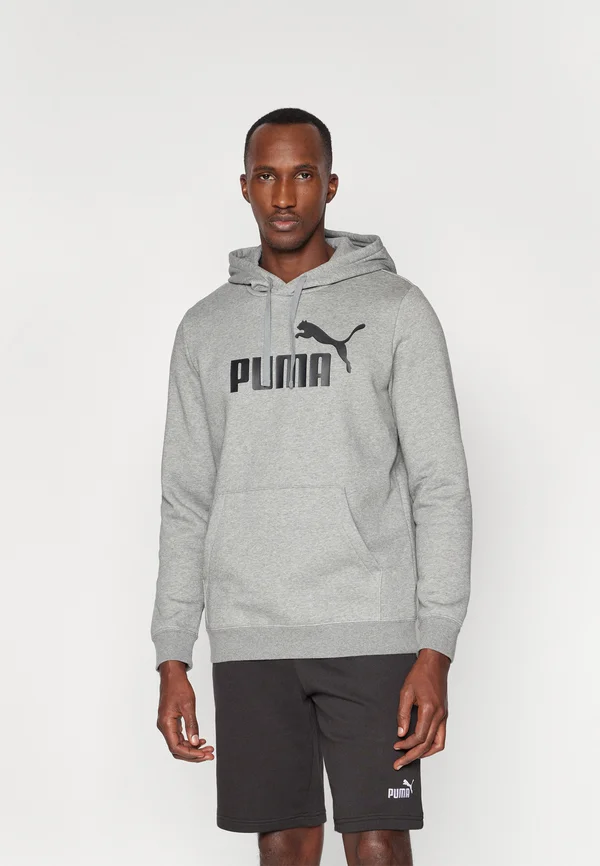 LOGO HOODIE - Kapuzenpullover - medium gray heather