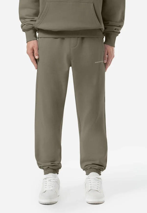 LOGO JOGGER - Jogginghose - vintage faded olive
