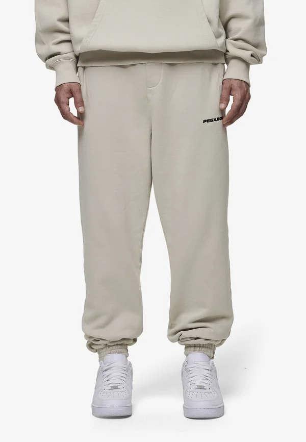 LOGO JOGGER - Jogginghose - washed light beige