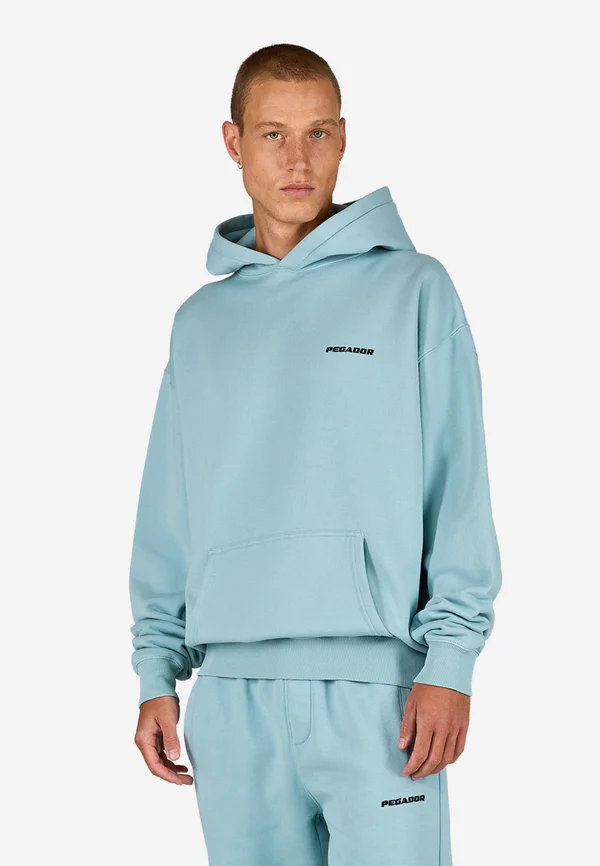 LOGO  - Kapuzenpullover - washed frost blue black