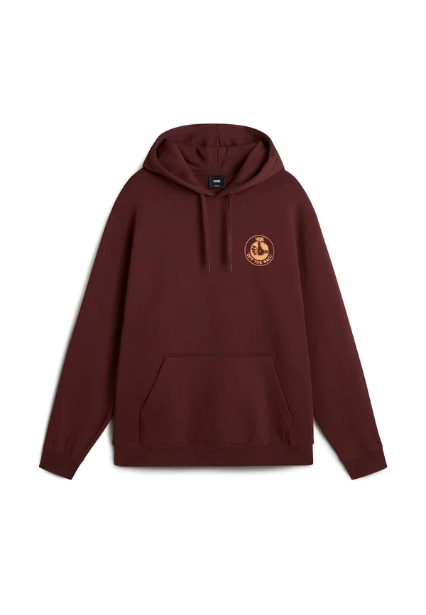 LOGO LOOSE  - Kapuzenpullover - bitter chocolate