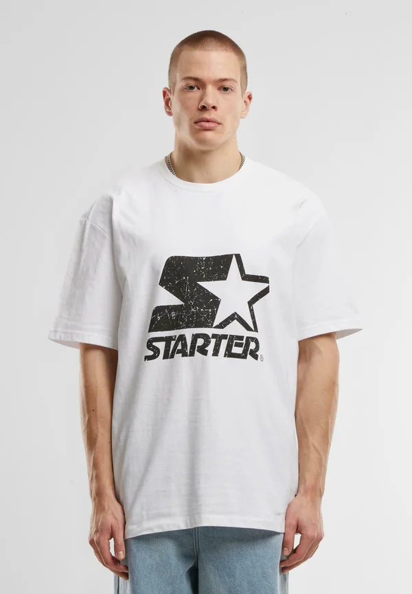 LOGO OVERSIZE  TEE - T-Shirt print - white