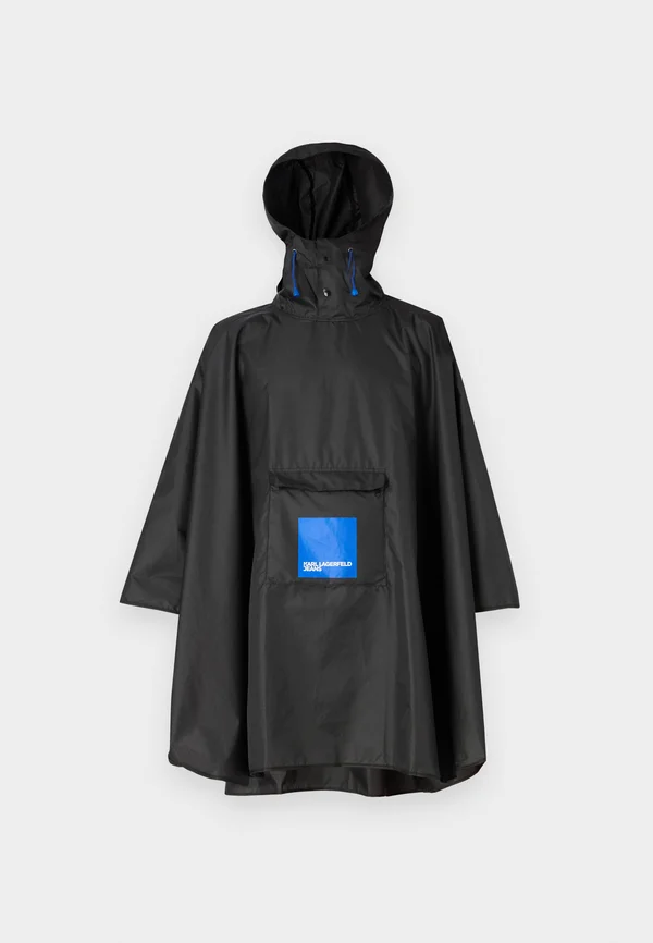 LOGO PONCHO - Cape - black